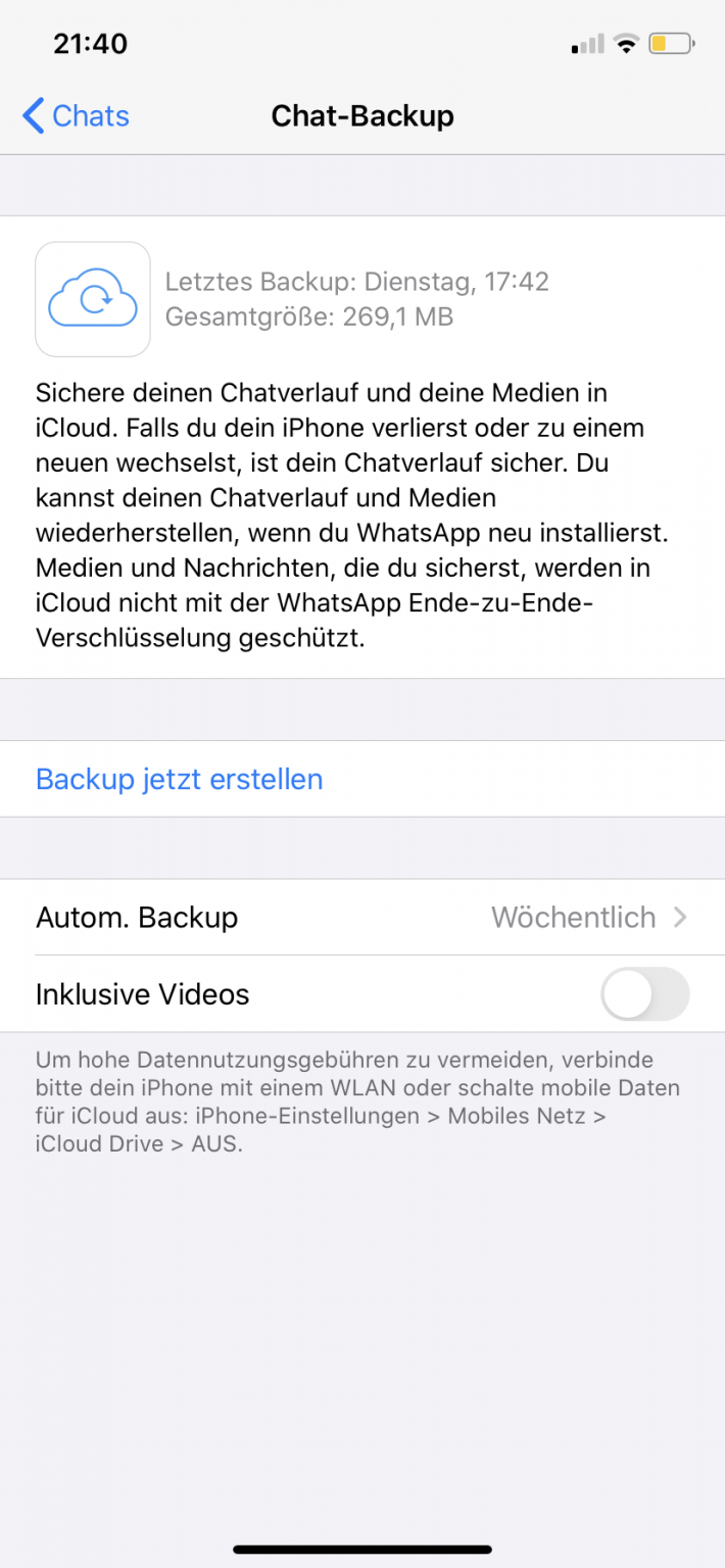 Gelöschte Whatsapp Chats Wiederherstellen Iphone