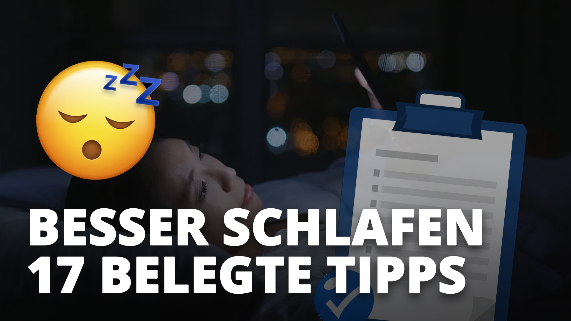 17 BELEGTE Tipps für besseren Schlaf SimpleGuides 💡
